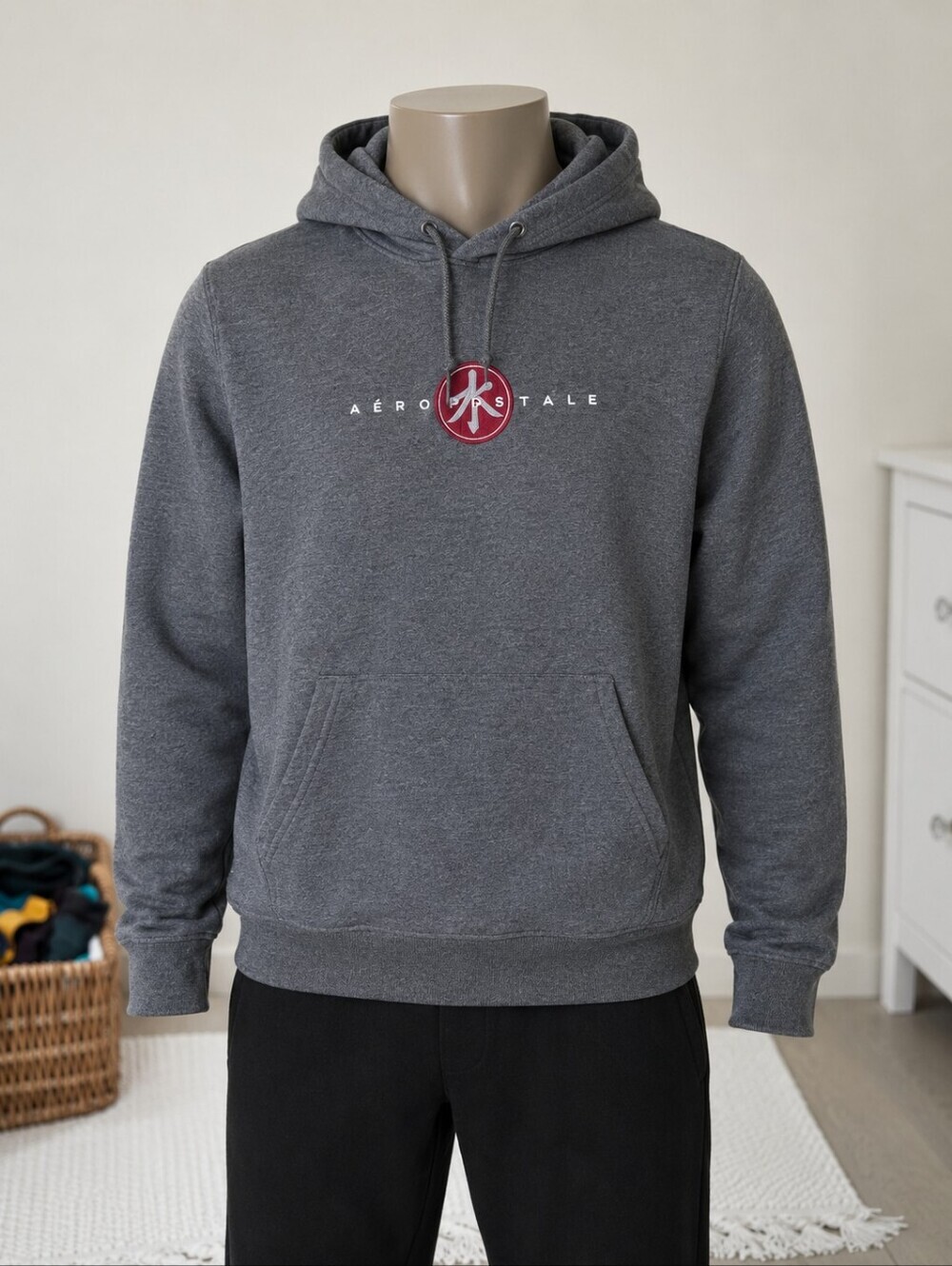 Aéropostale Grey Pullover Hoodie XL